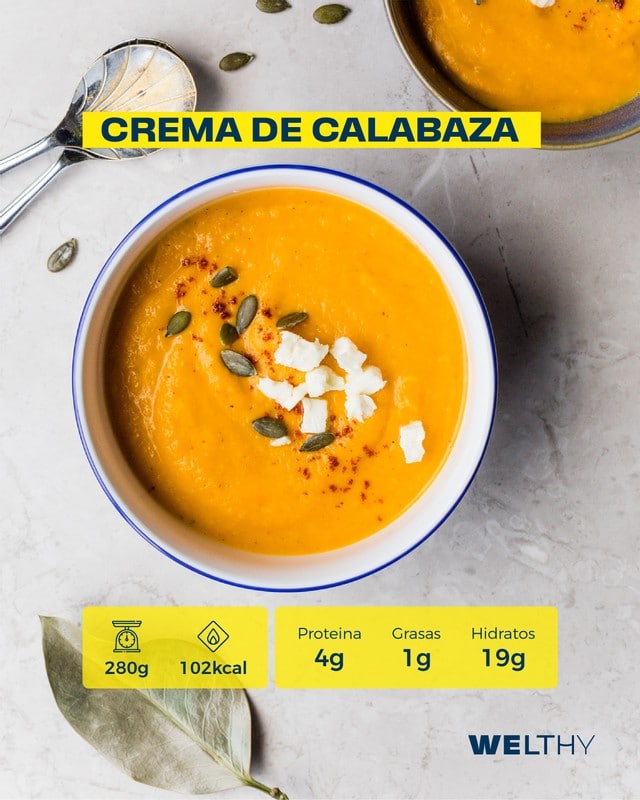 receta crema de calabaza
